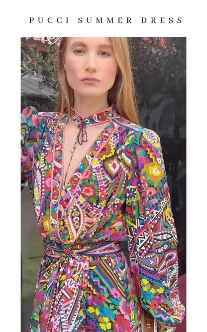 Robe en soie Léonard Automne 2021