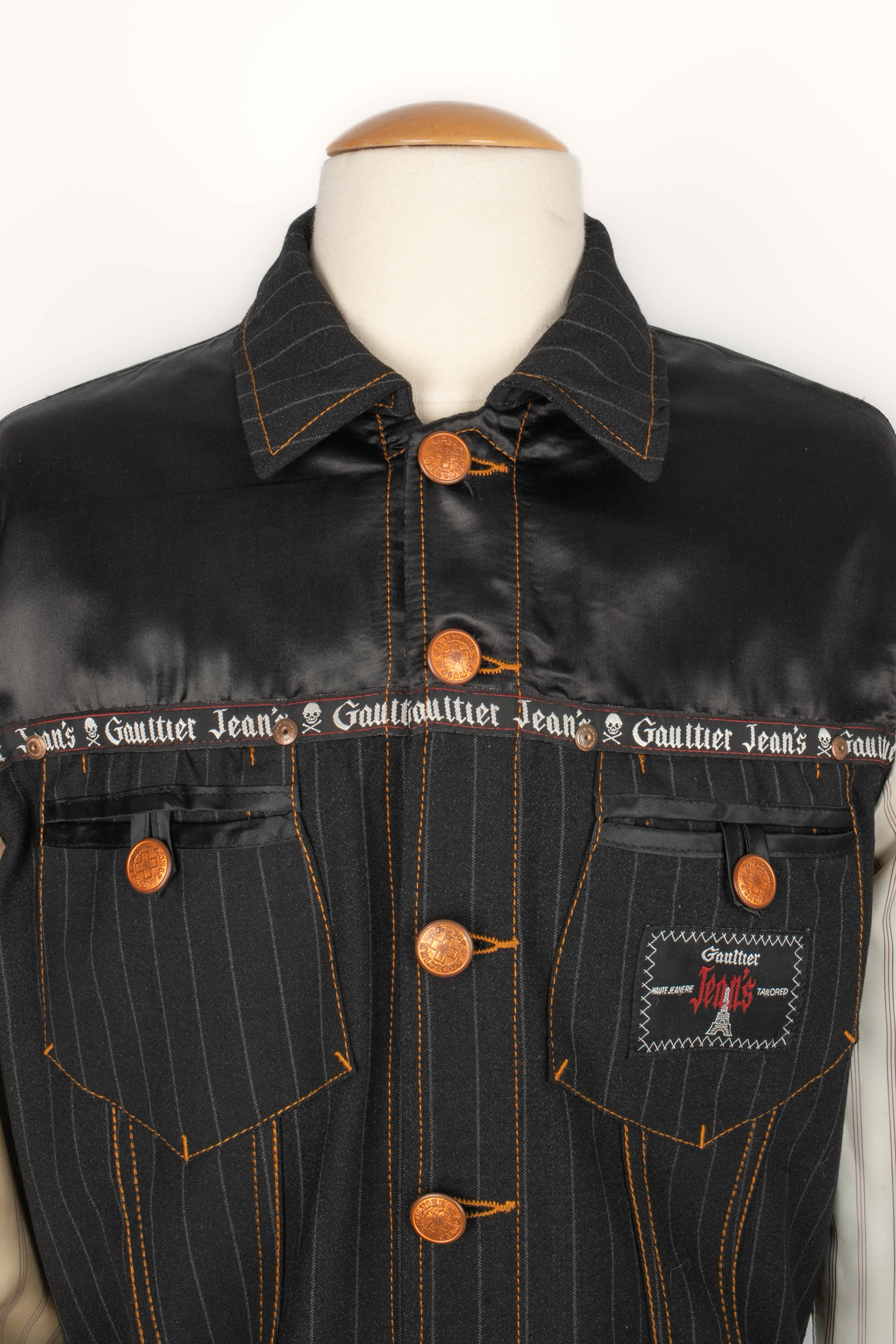 Jean-Paul Gaultier denim reversible jacket – Les Merveilles De