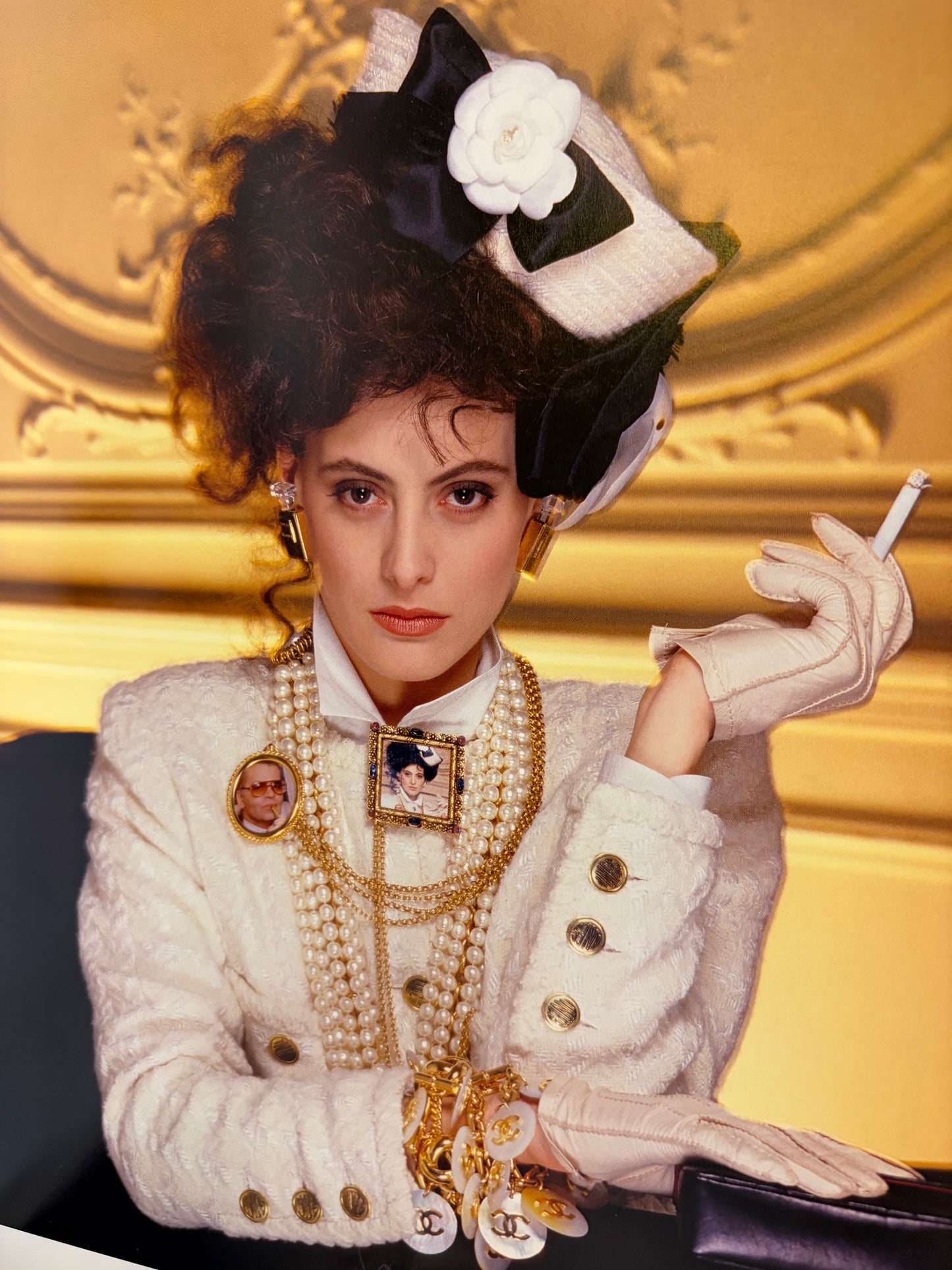 Chanel earrings 'bottle of perfume'