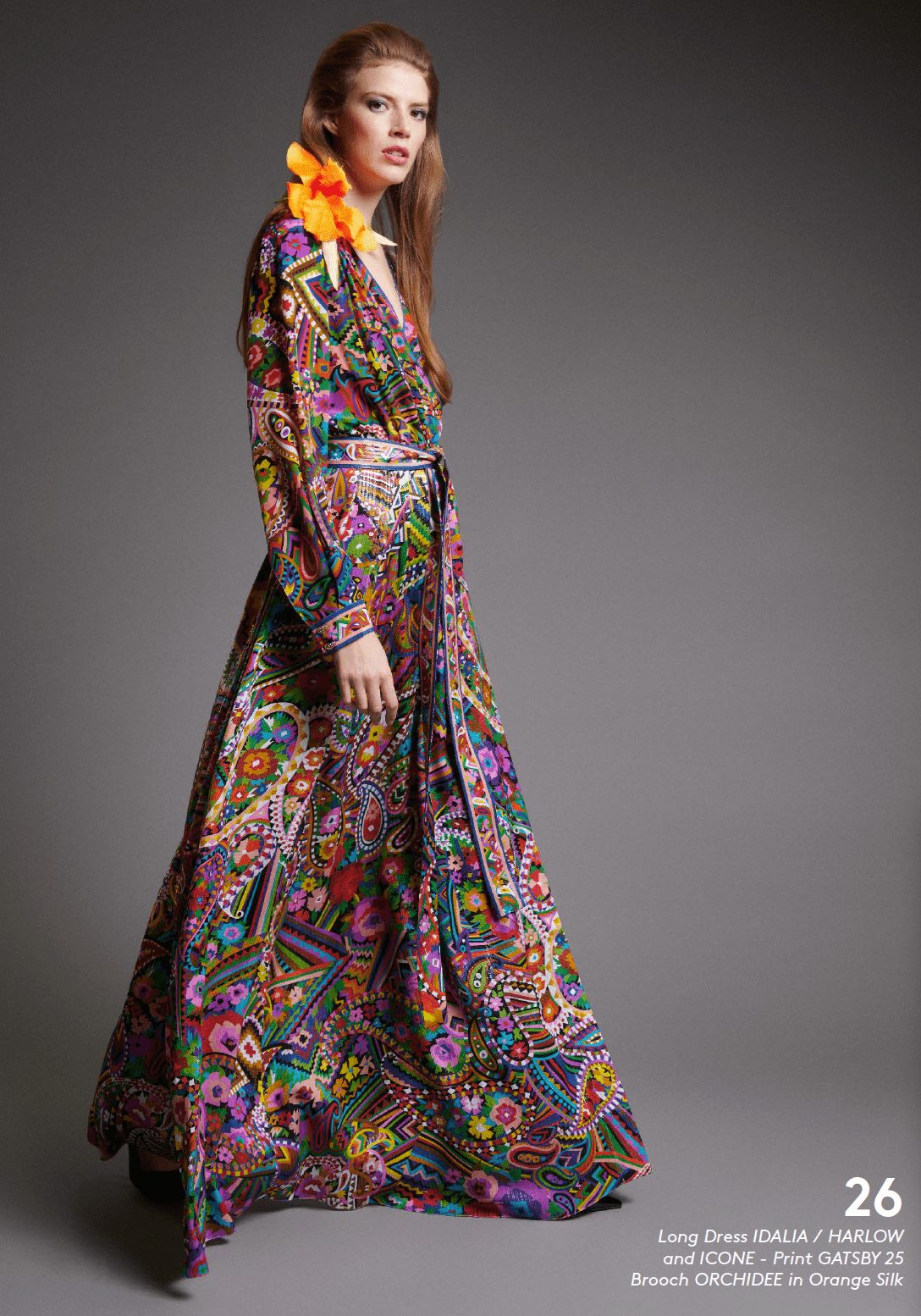 Robe en soie Léonard Automne 2021