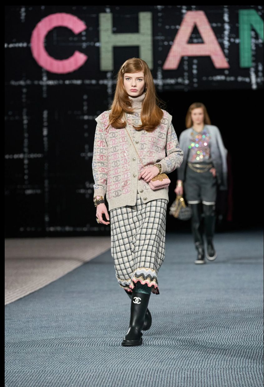 Chanel turtle-neck jumper