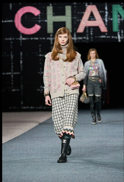 Chanel turtle-neck jumper