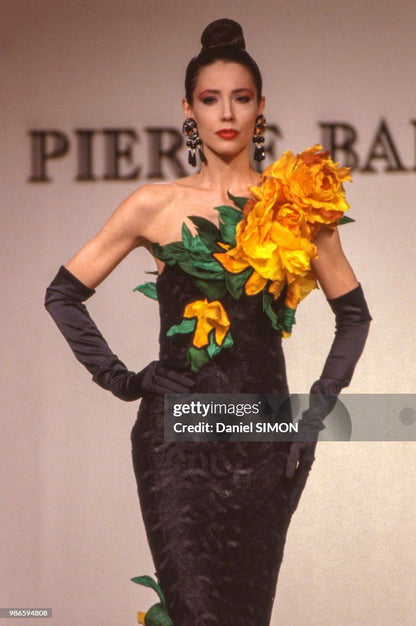 Maxi robe Pierre Balmain Haute Couture 1989