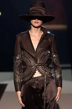 Ceinture en cuir Gianfranco Ferré Printemps 2004