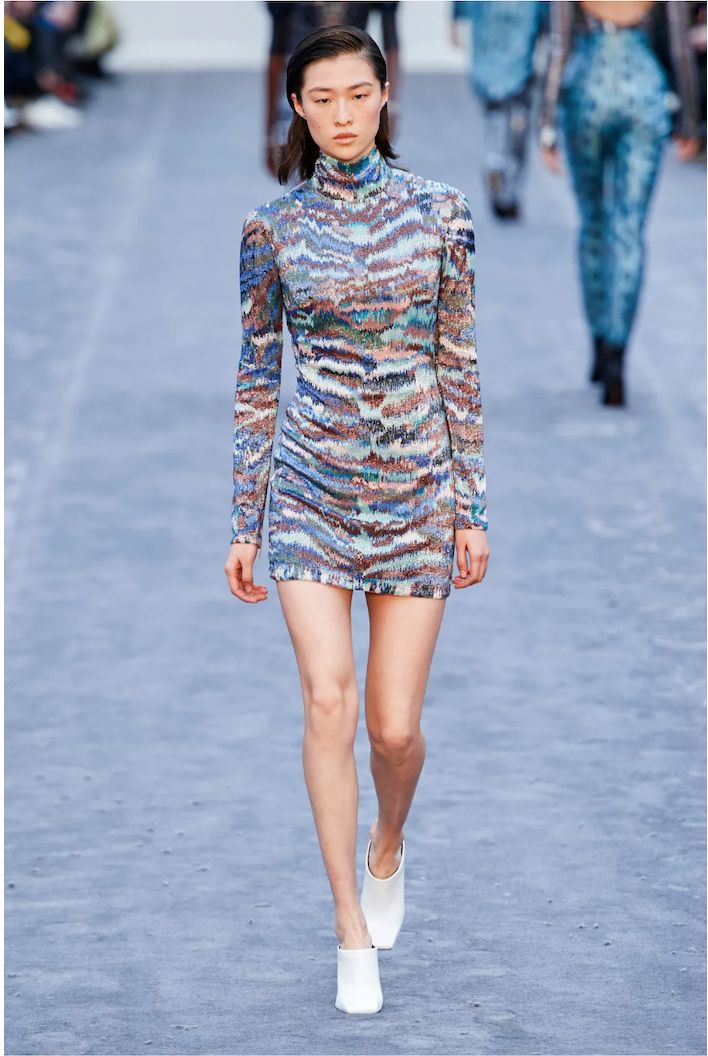 Roberto Cavalli pearlised dress