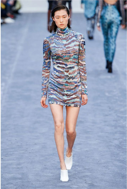 Roberto Cavalli pearlised dress