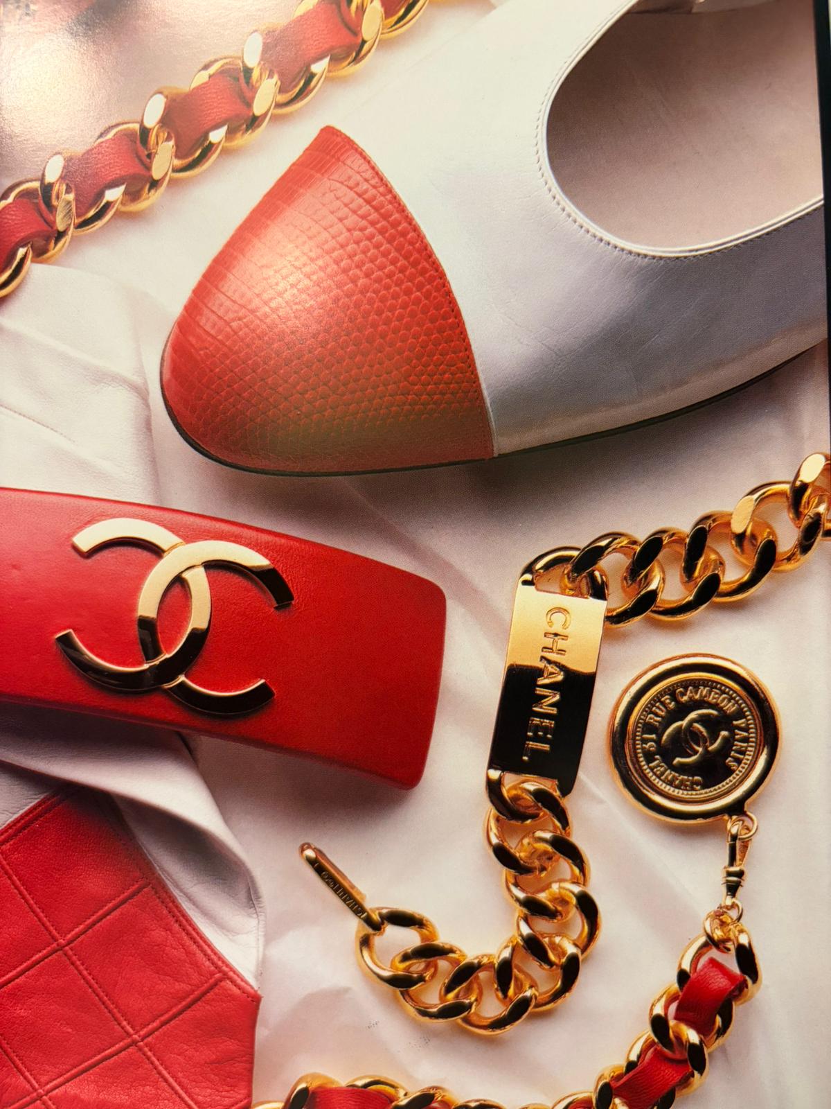 Ceinture en cuir Chanel Printemps-Été 1988