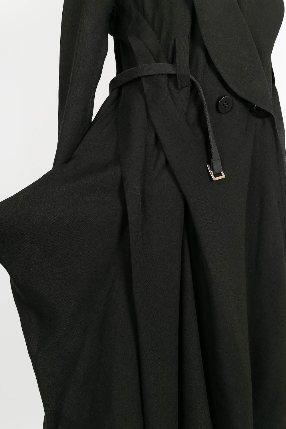 SONIA RYKIELコレクション　ブラックベルベットコート 44 Sonia Rykiel jacket dress – Les Merveilles De Babellou