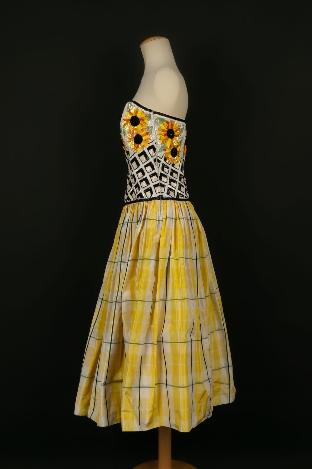 escada a line dress Deroso Dress