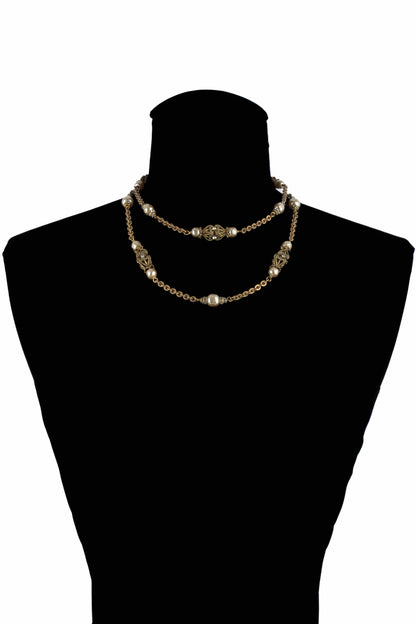 Collier sautoir Chanel Epoque Coco