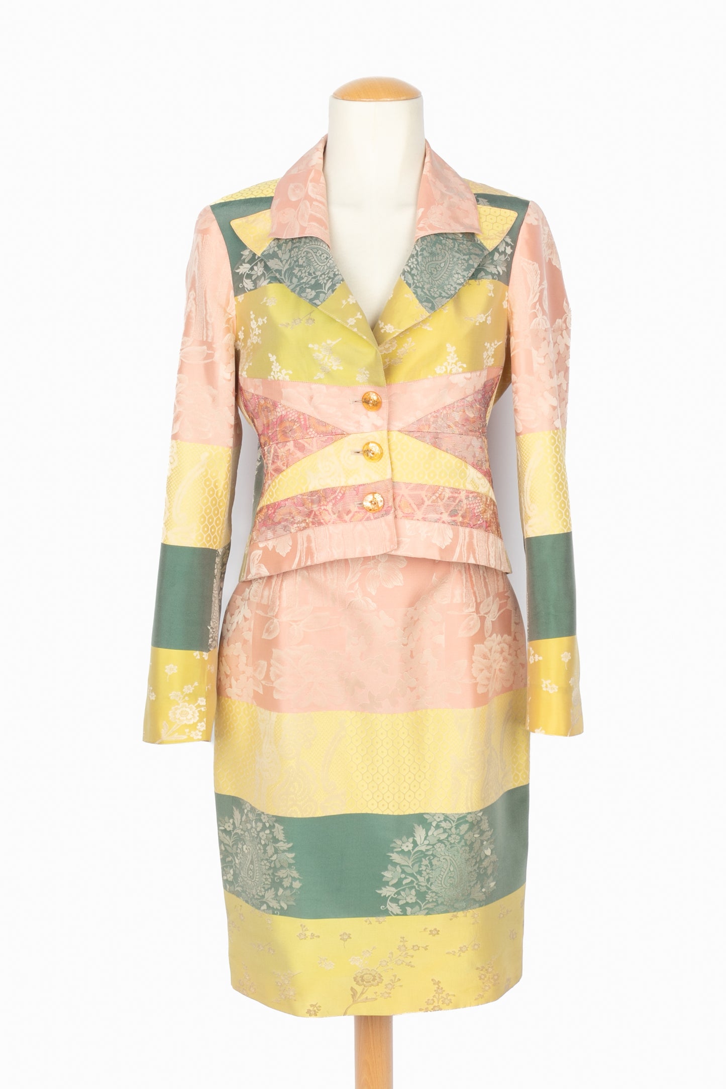 Tailleur jupe Christian Lacroix Printemps-Eté 1998