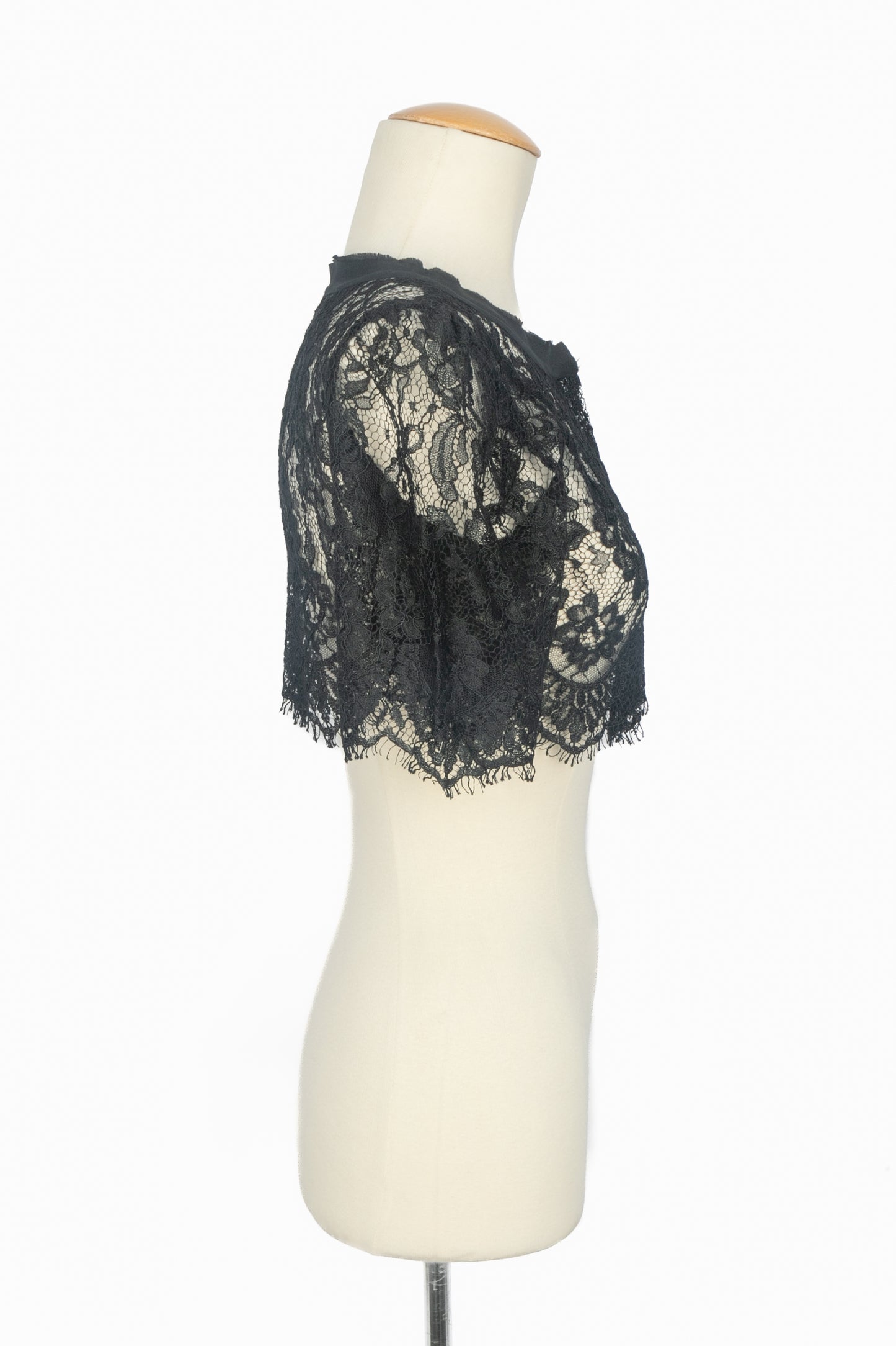 Haut en dentelle noire Dolce&Gabanna