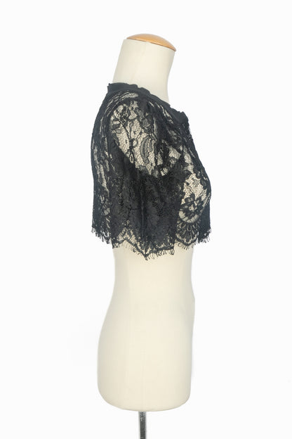 Haut en dentelle noire Dolce&Gabanna