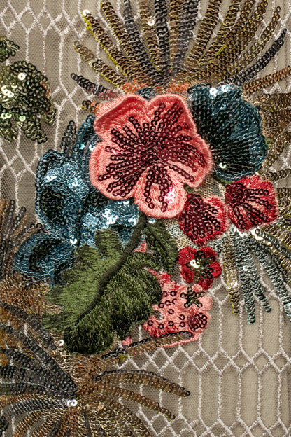 Robe brodée Elie Saab Printemps 2025