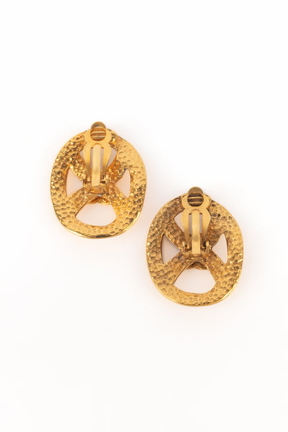 Boucles d'oreilles cc Chanel 1996