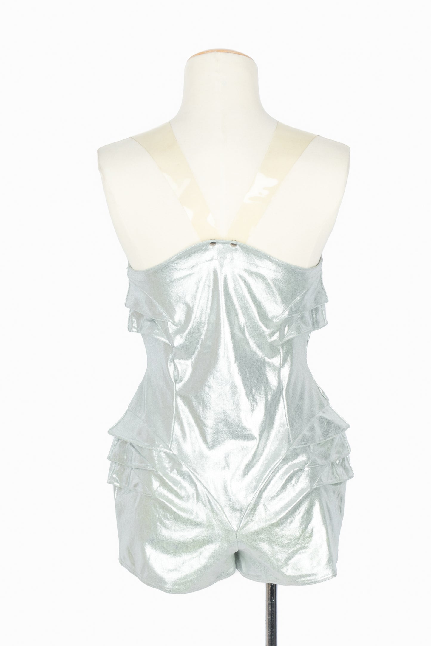 Combinaison argentée Thierry Mugler 1989