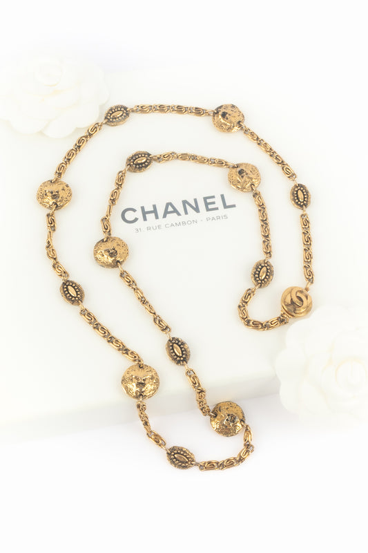 Collier "tête de lion" Chanel