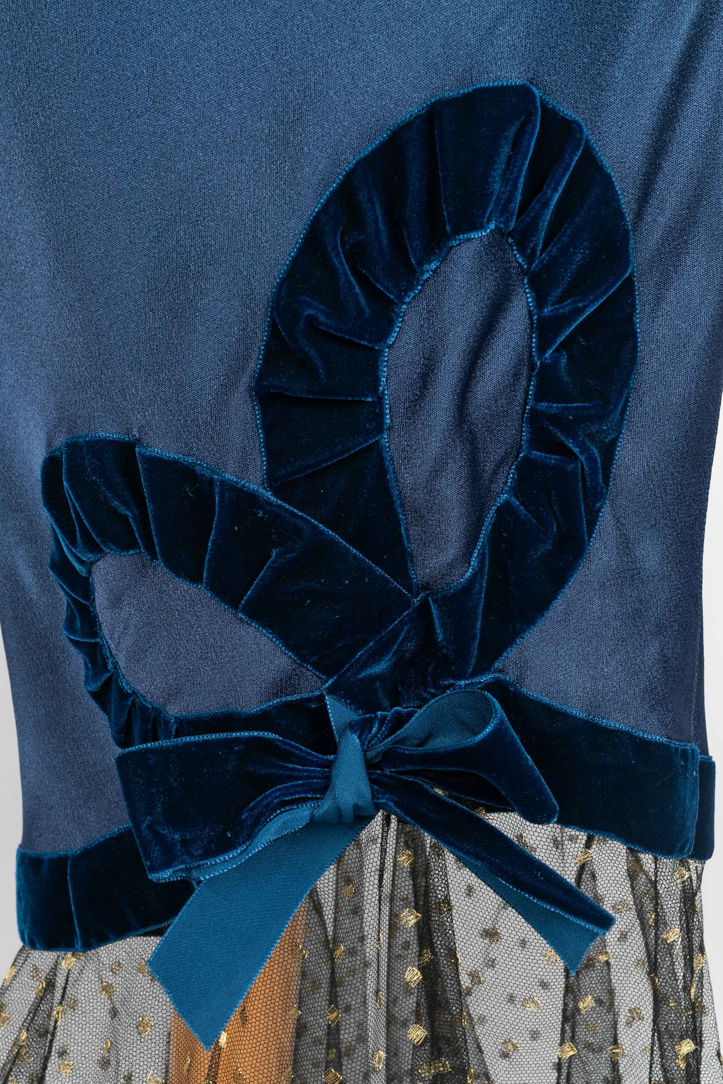 Jupe longue en soie Galliano 