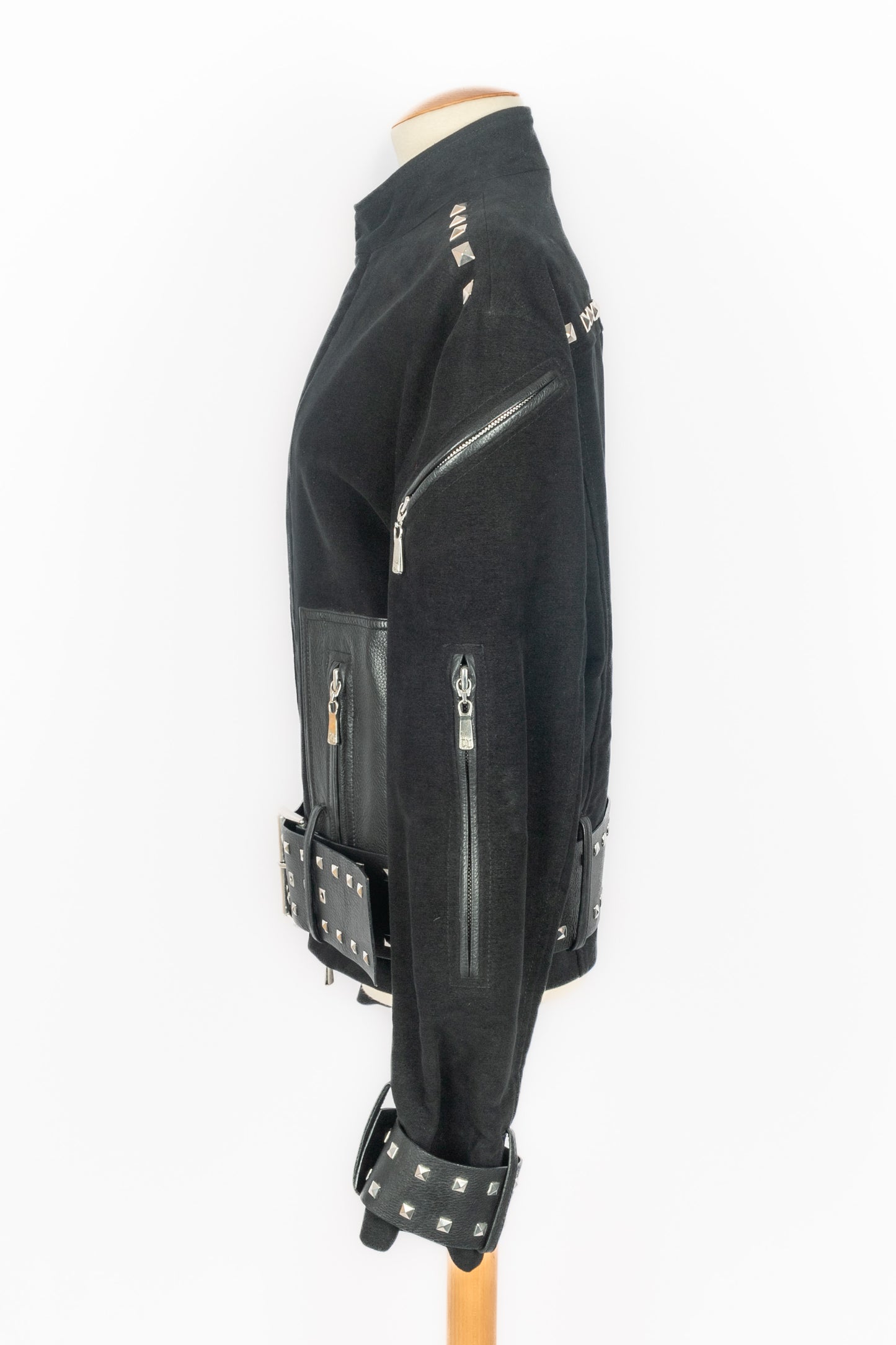 Veste en cuir Versace