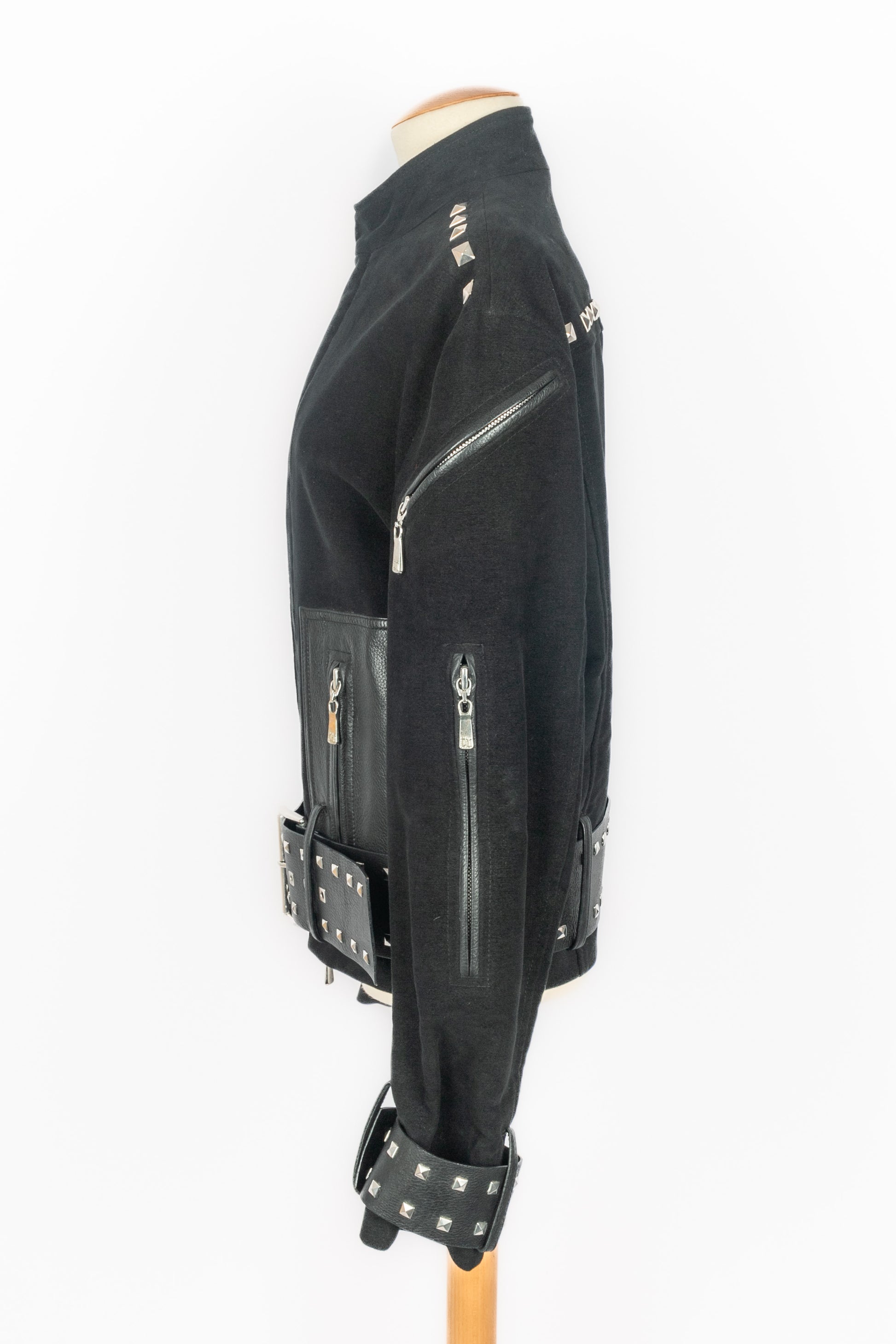 Veste en cuir Versace