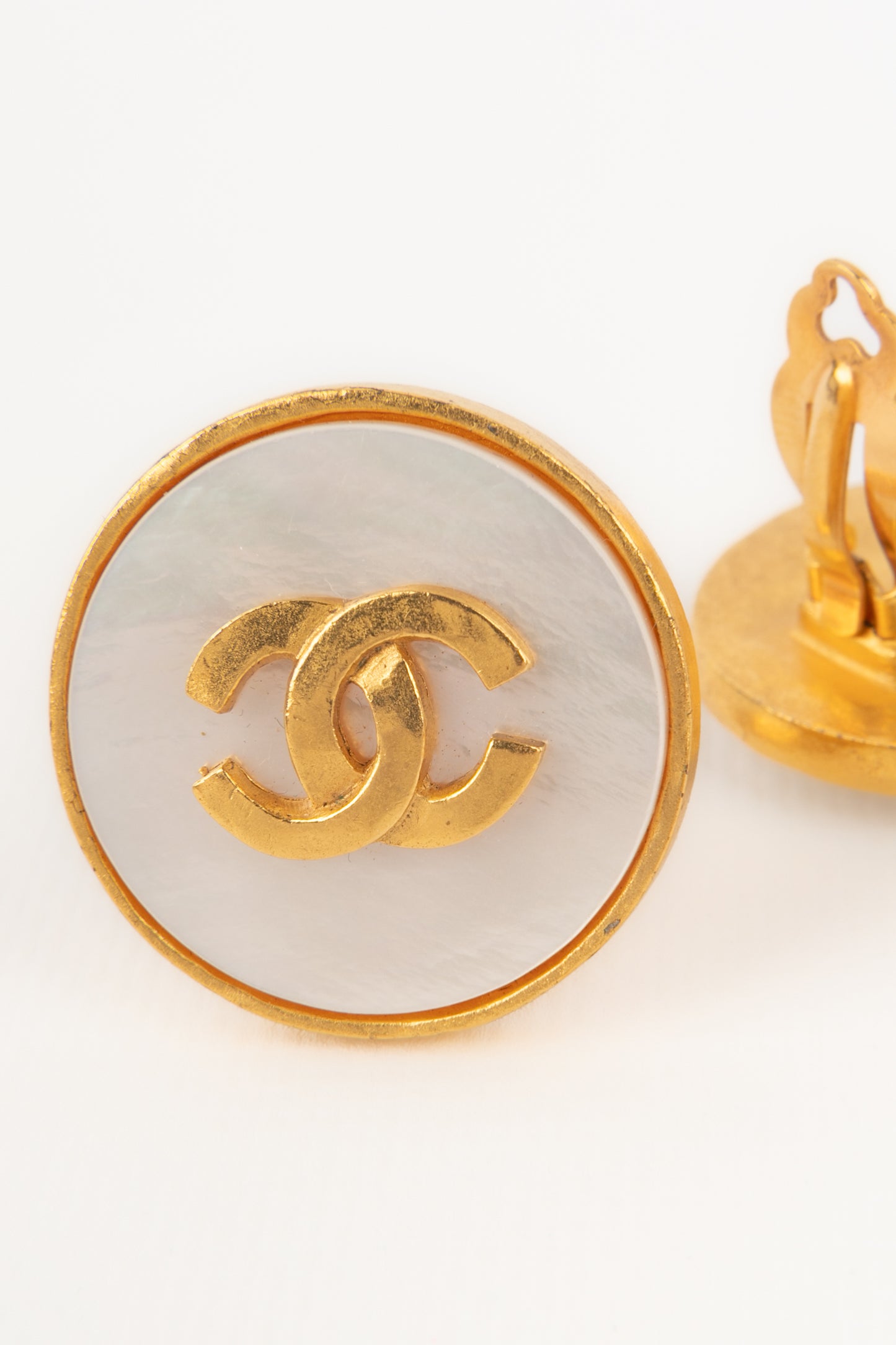 Boucles d'oreilles cc Chanel 1995