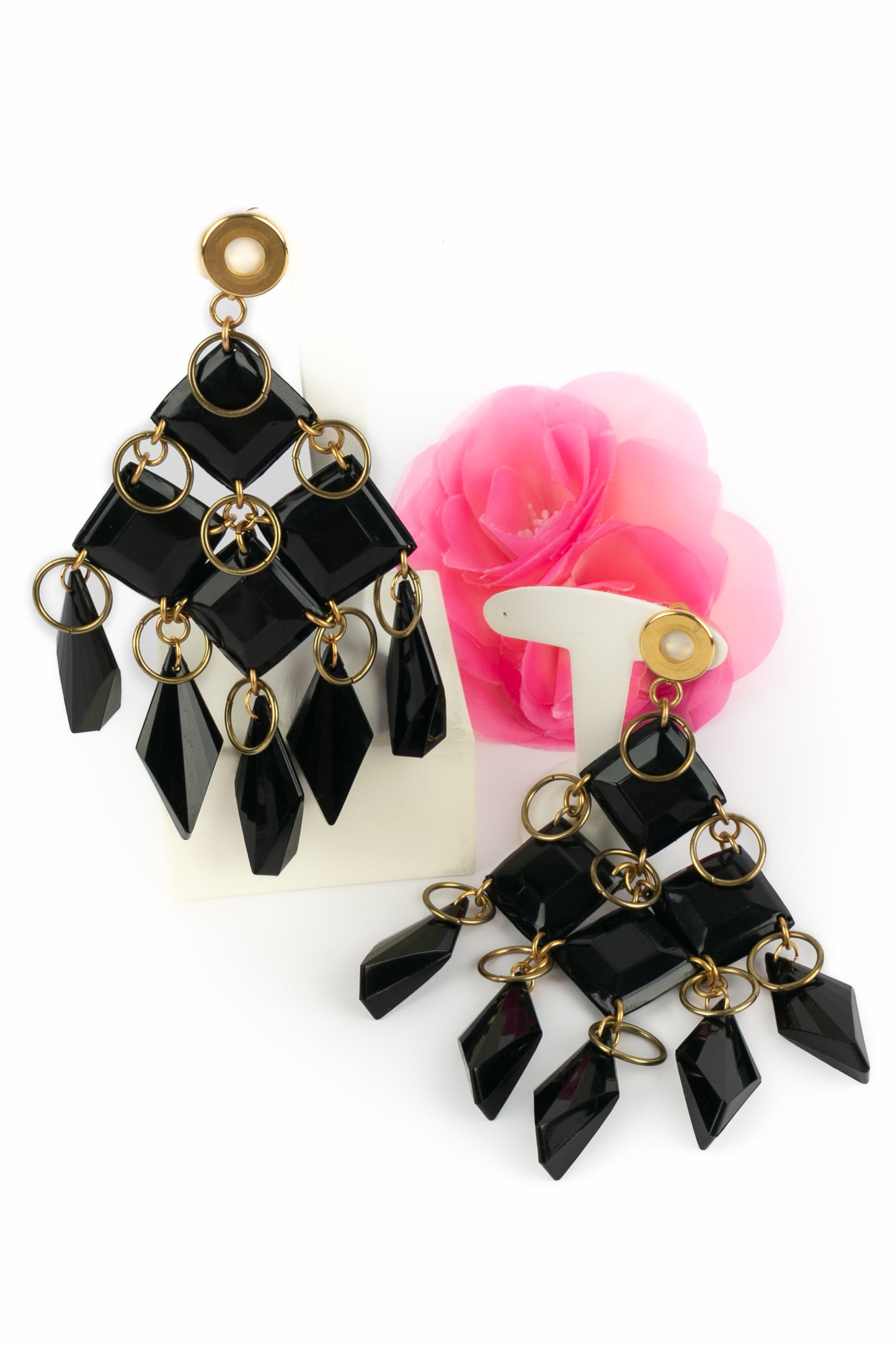 Boucles d'oreilles Paco Rabanne 1990