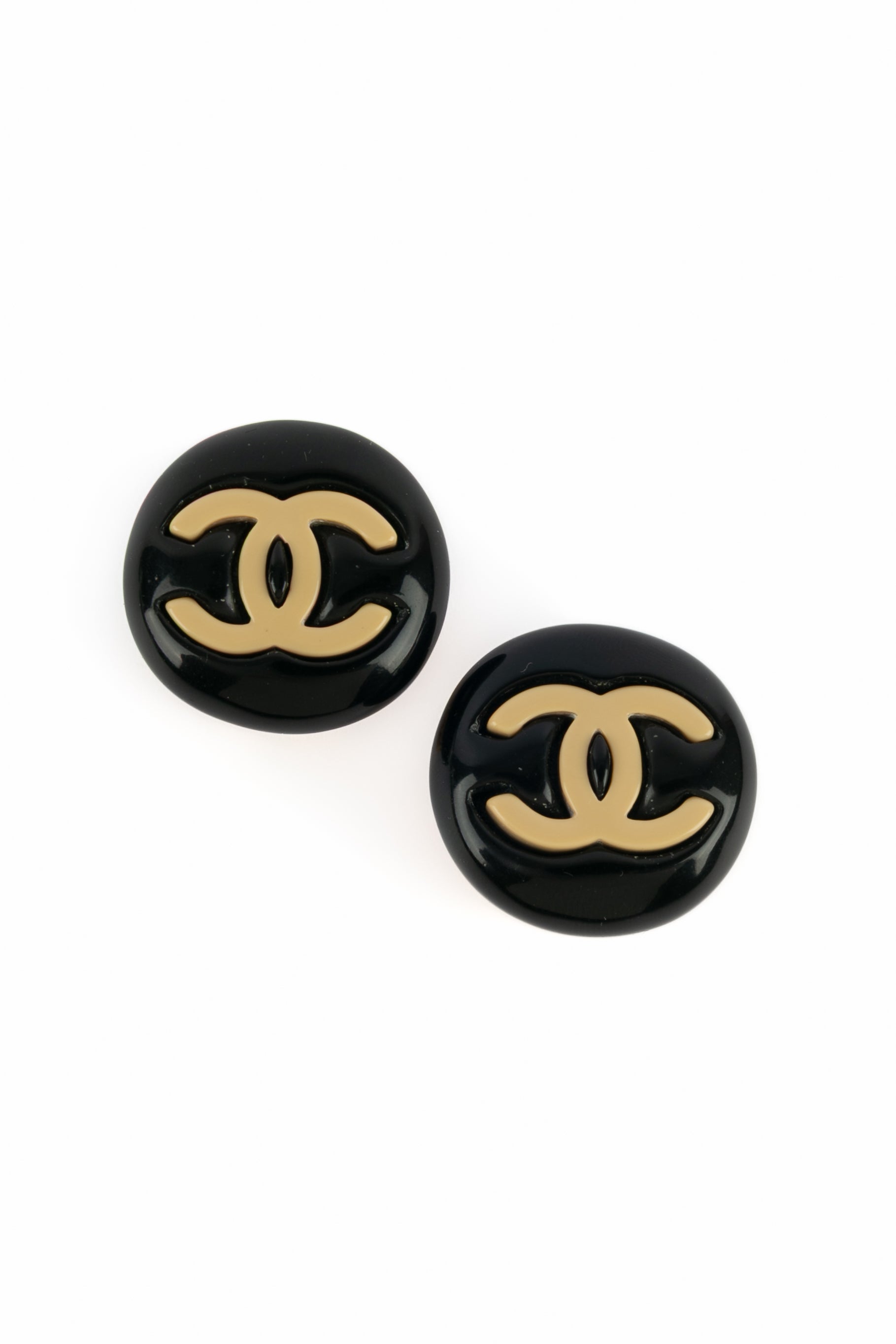 Boucles d'oreilles cc Chanel 1995