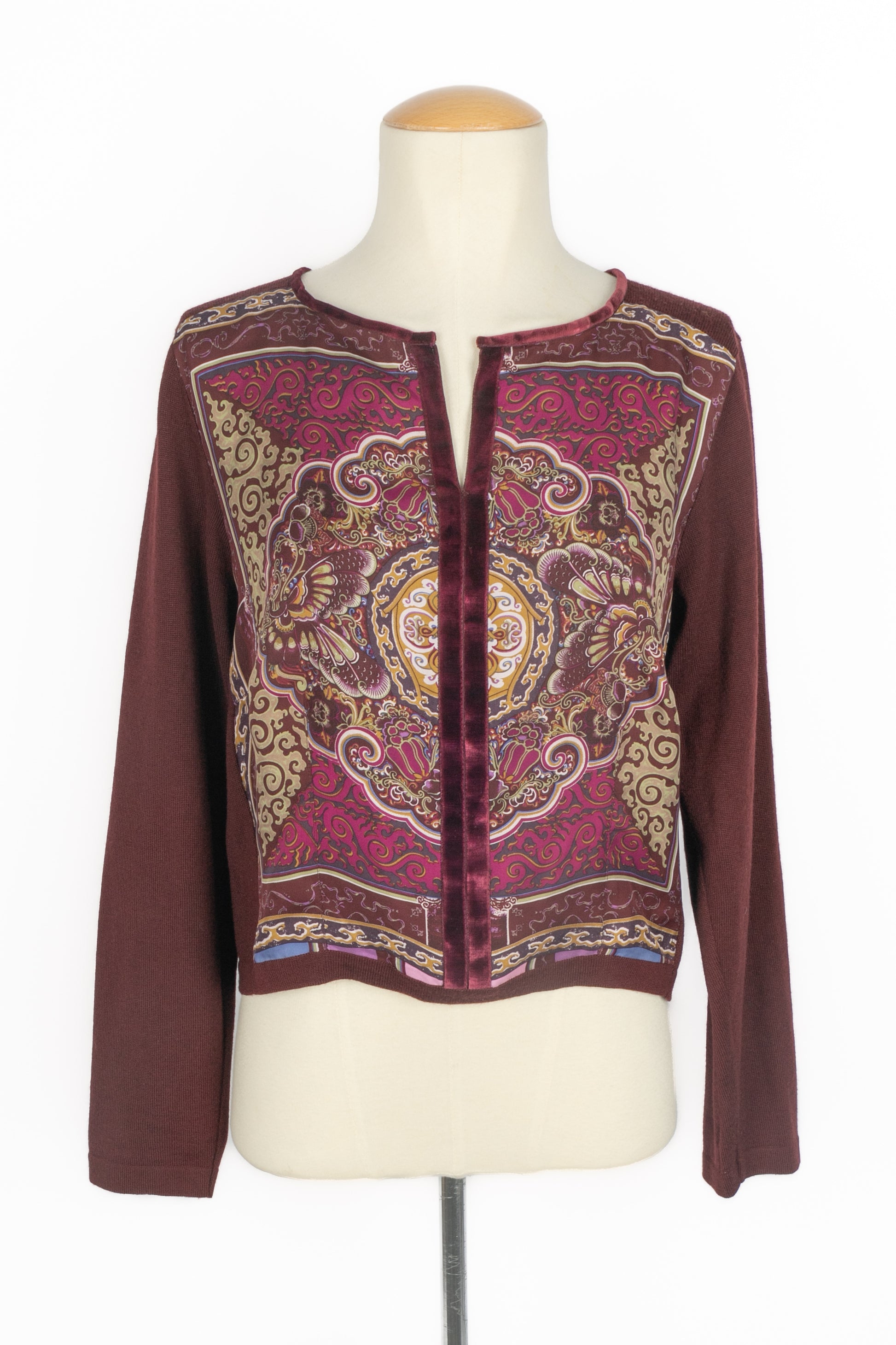 Haut en maille et soie Etro