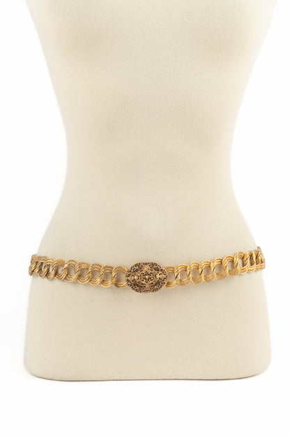 Ceinture dorée Chanel