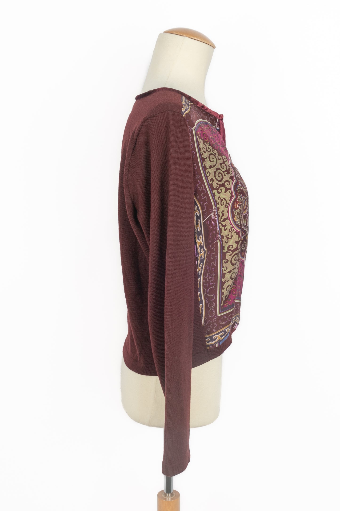 Haut en maille et soie Etro