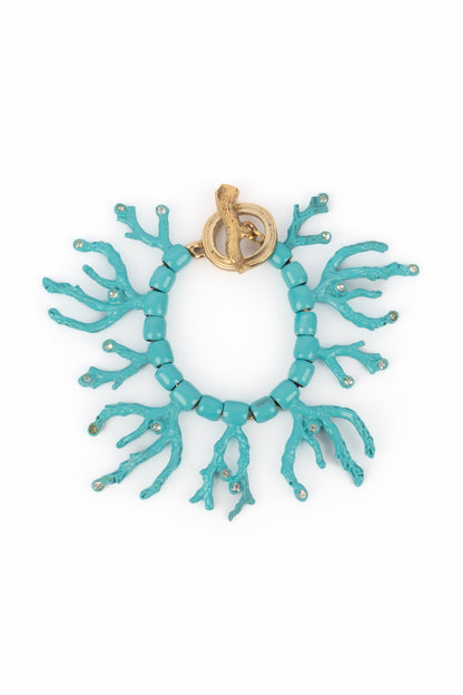 Bracelet corail Yves Saint Laurent