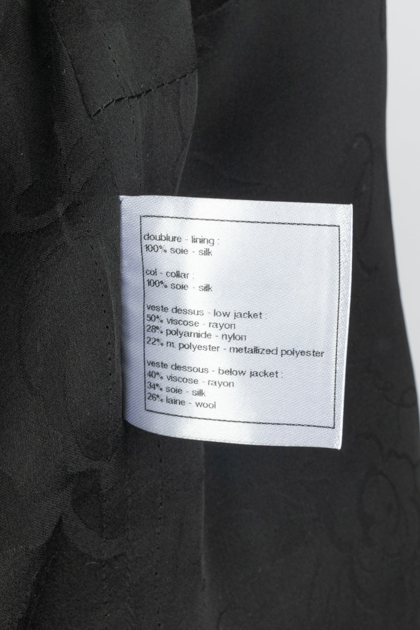 Veste Chanel Hiver 2011