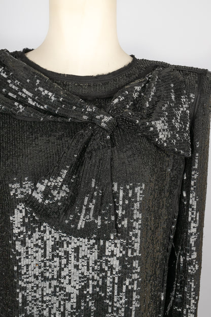 Top à paillettes Balmain 