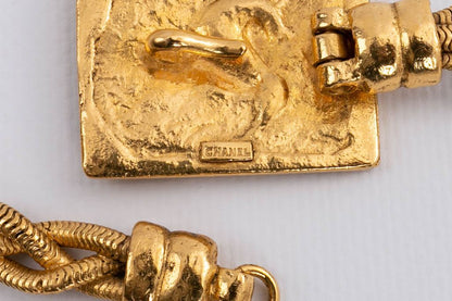 Ceinture doré Chanel