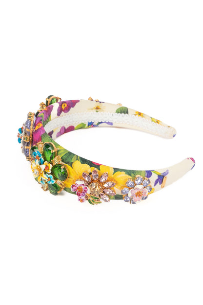 Serre-tête fleuri Dolce&Gabbana