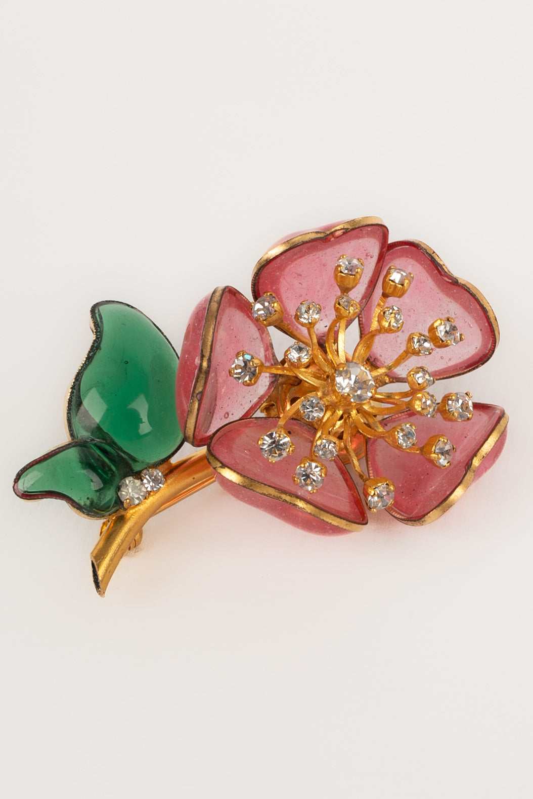 Broche fleur Gripoix