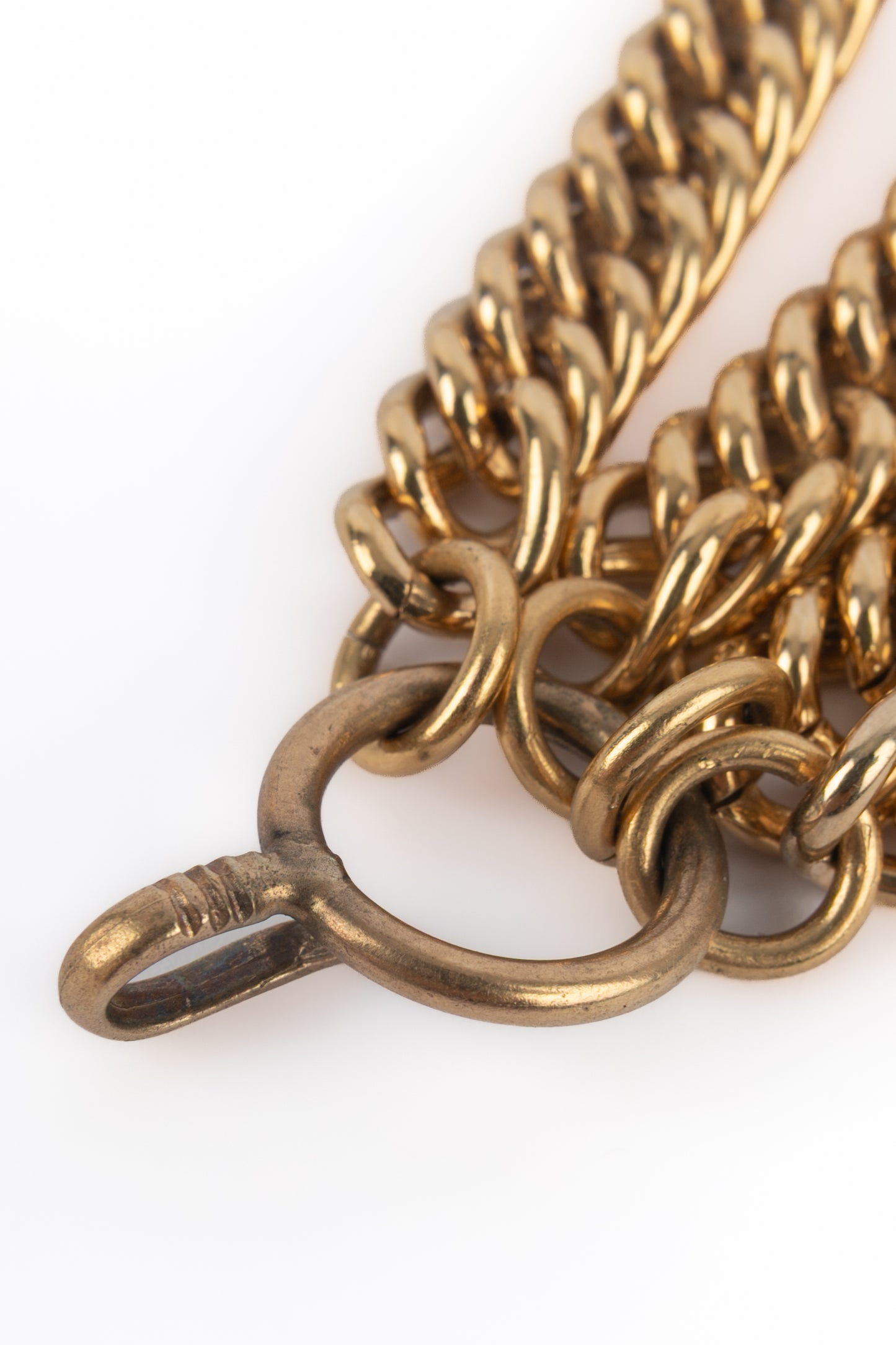 Ceinture dorée Chanel 1980's