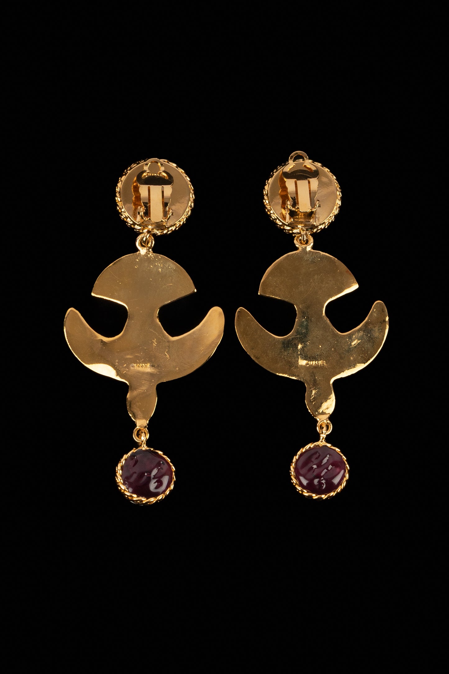 Boucles d'oreilles Chanel Haute Couture 1970's
