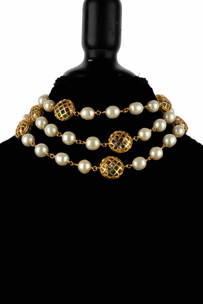 Collier de perles Chanel 1990's