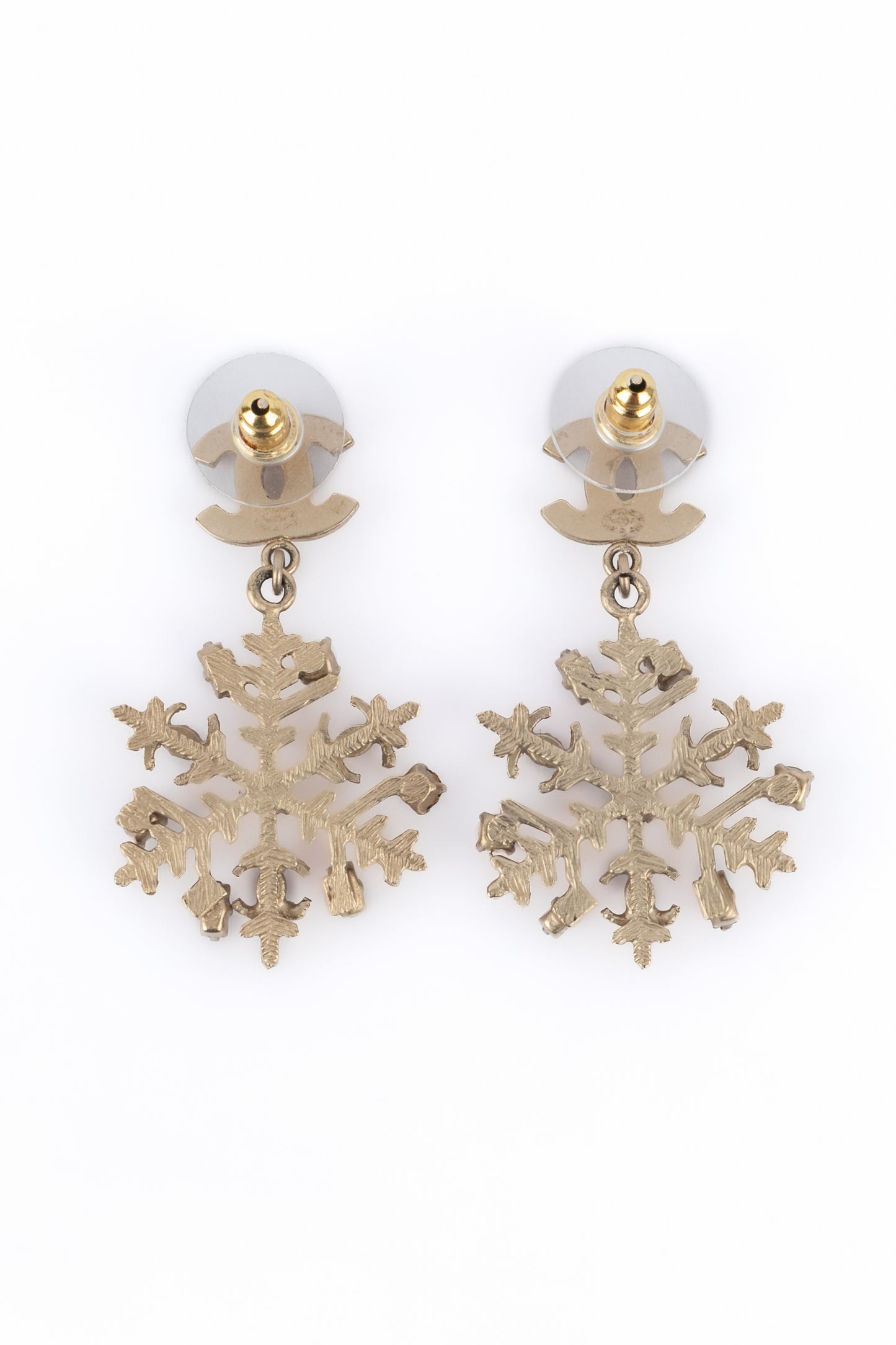 Boucles d'oreilles "Flocon de neige" Chanel