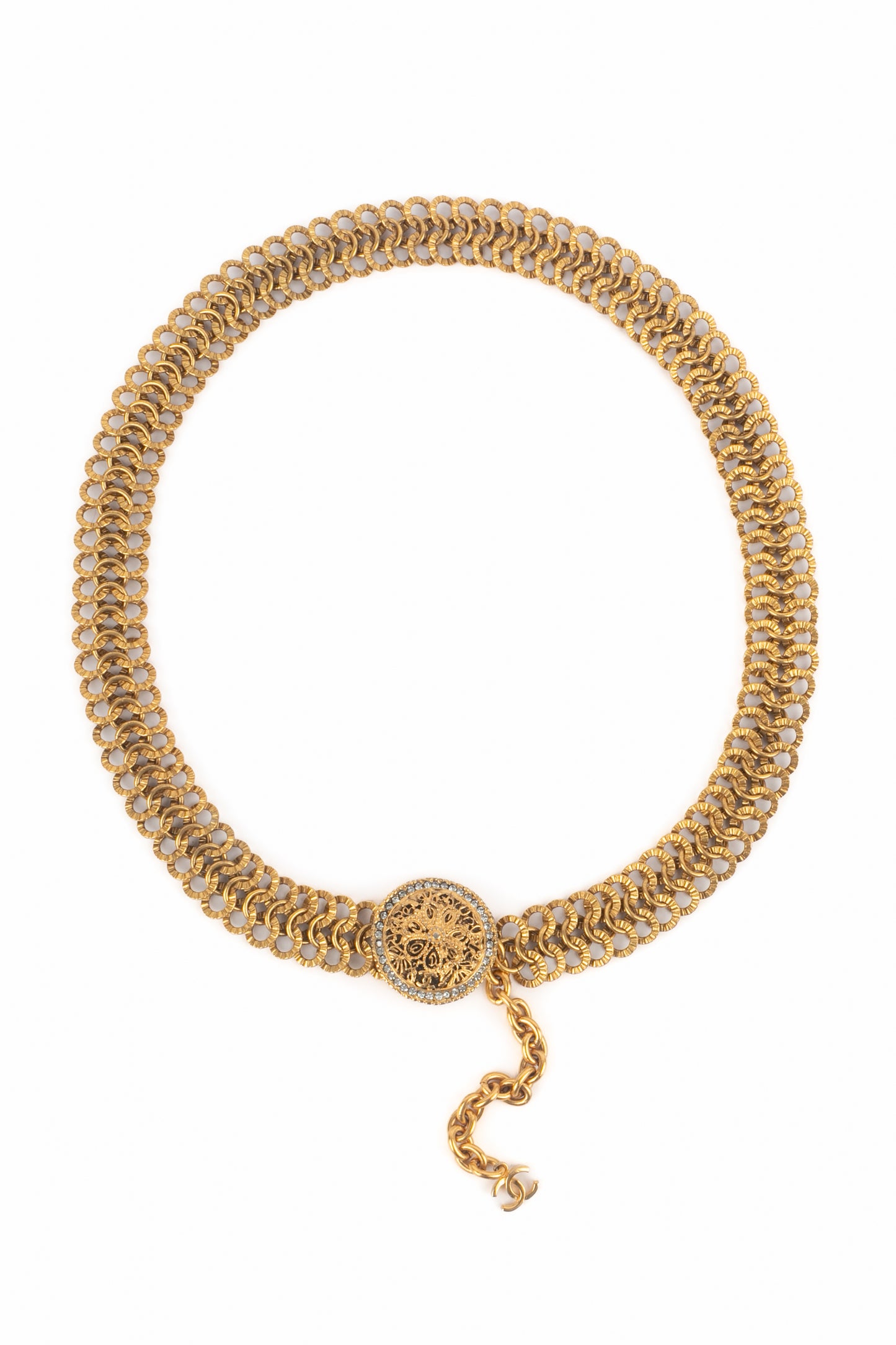 Ceinture dorée Chanel