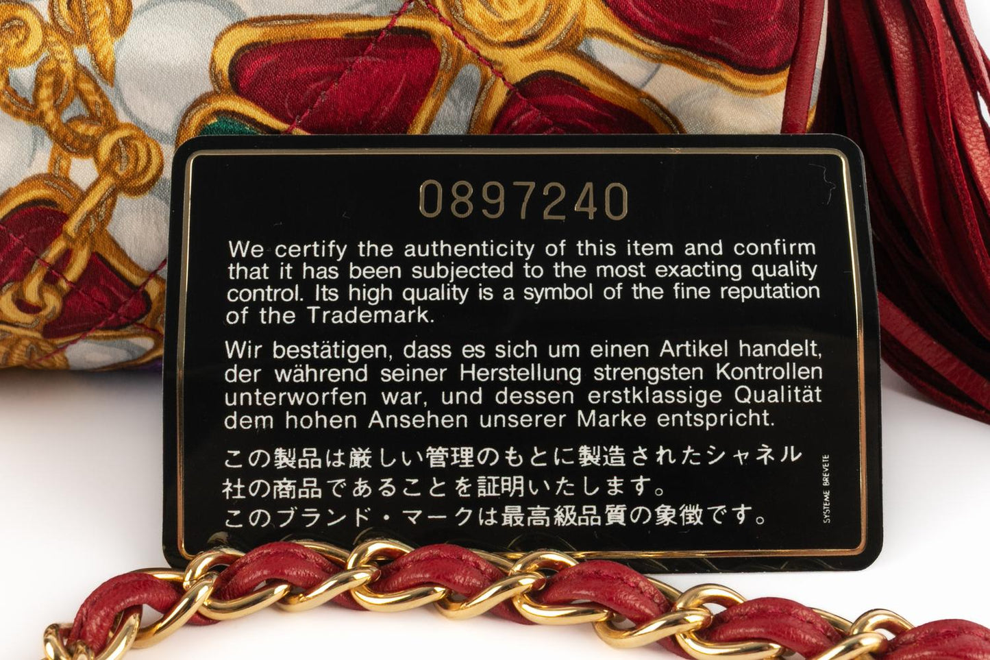 Sac bijou Chanel 1987's