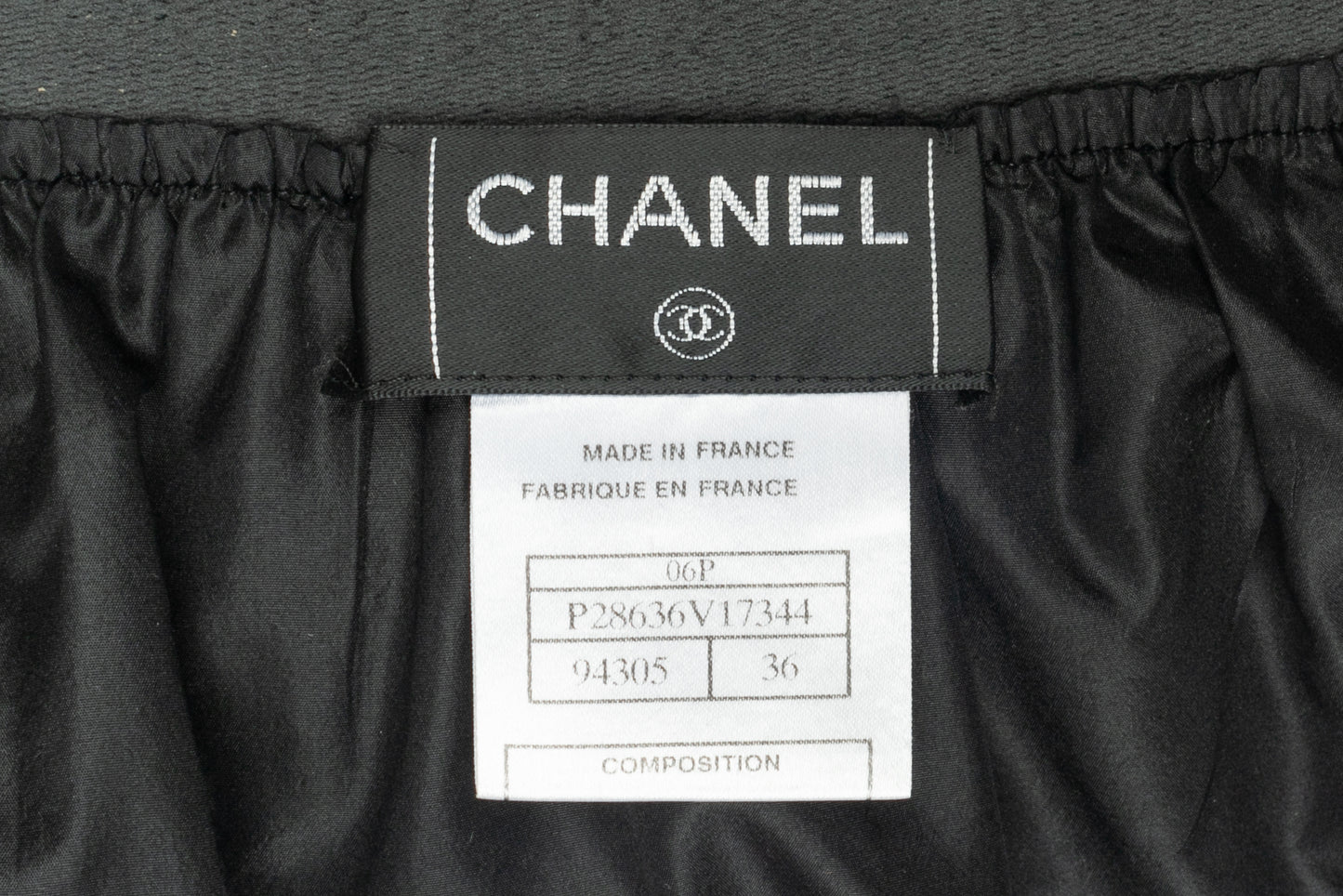 Jupe en soie Chanel Printemps 2006 