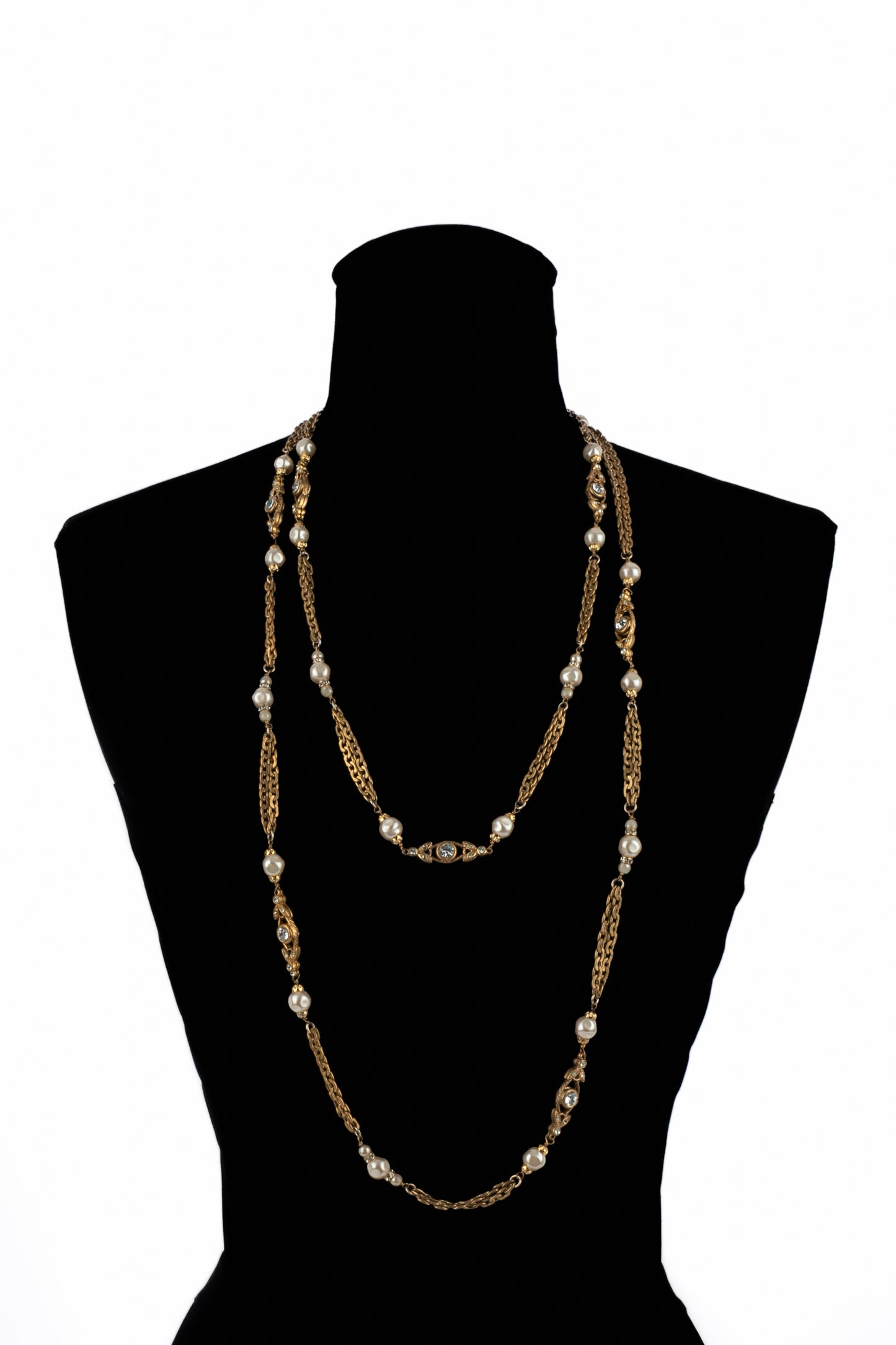 Collier sautoir Chanel 1984