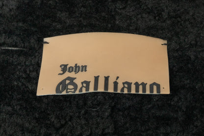 Manteau en cuir John Galliano 