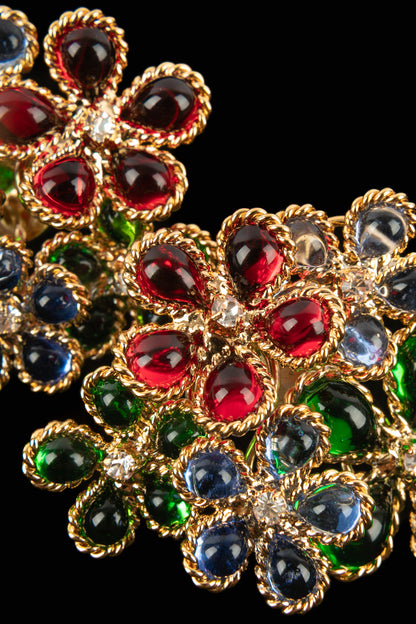 Boucles d'oreilles fleurs Augustine