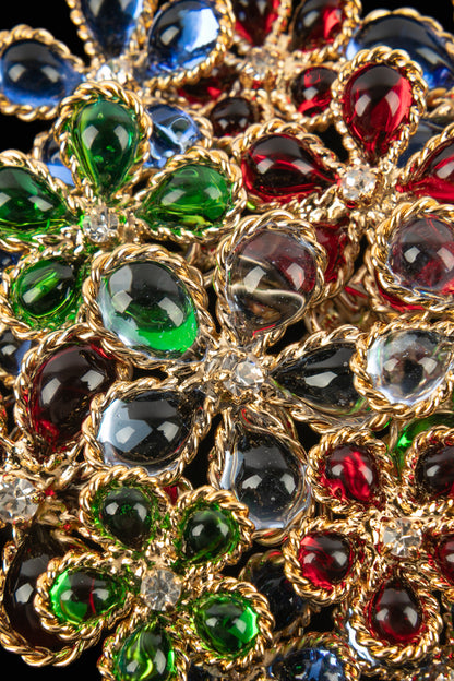 Broche fleurs Augustine