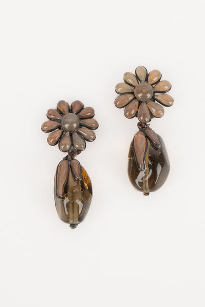 Boucles d'oreilles Histoire de Verre