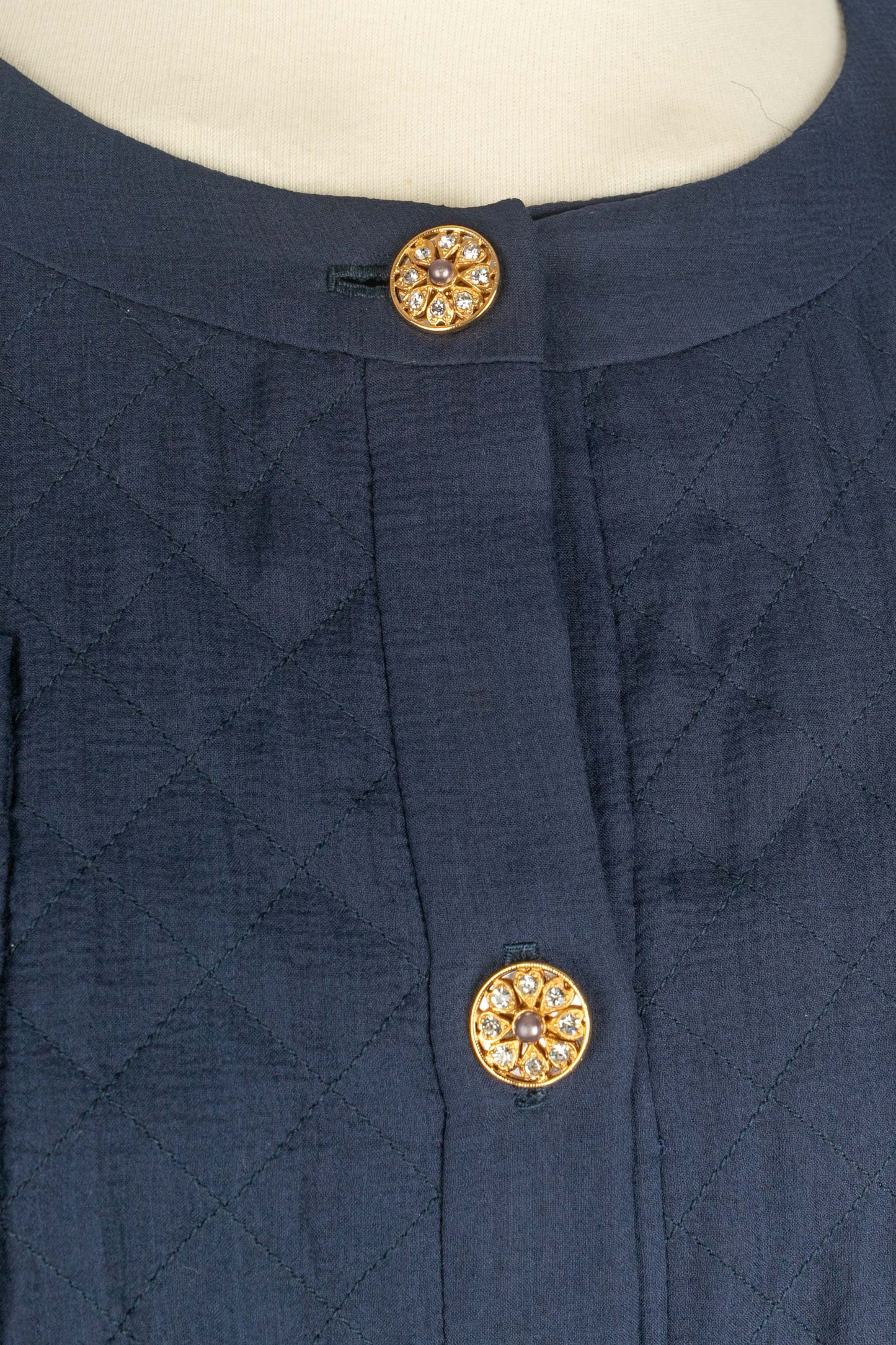 Ensemble en soie Chanel Haute Couture 