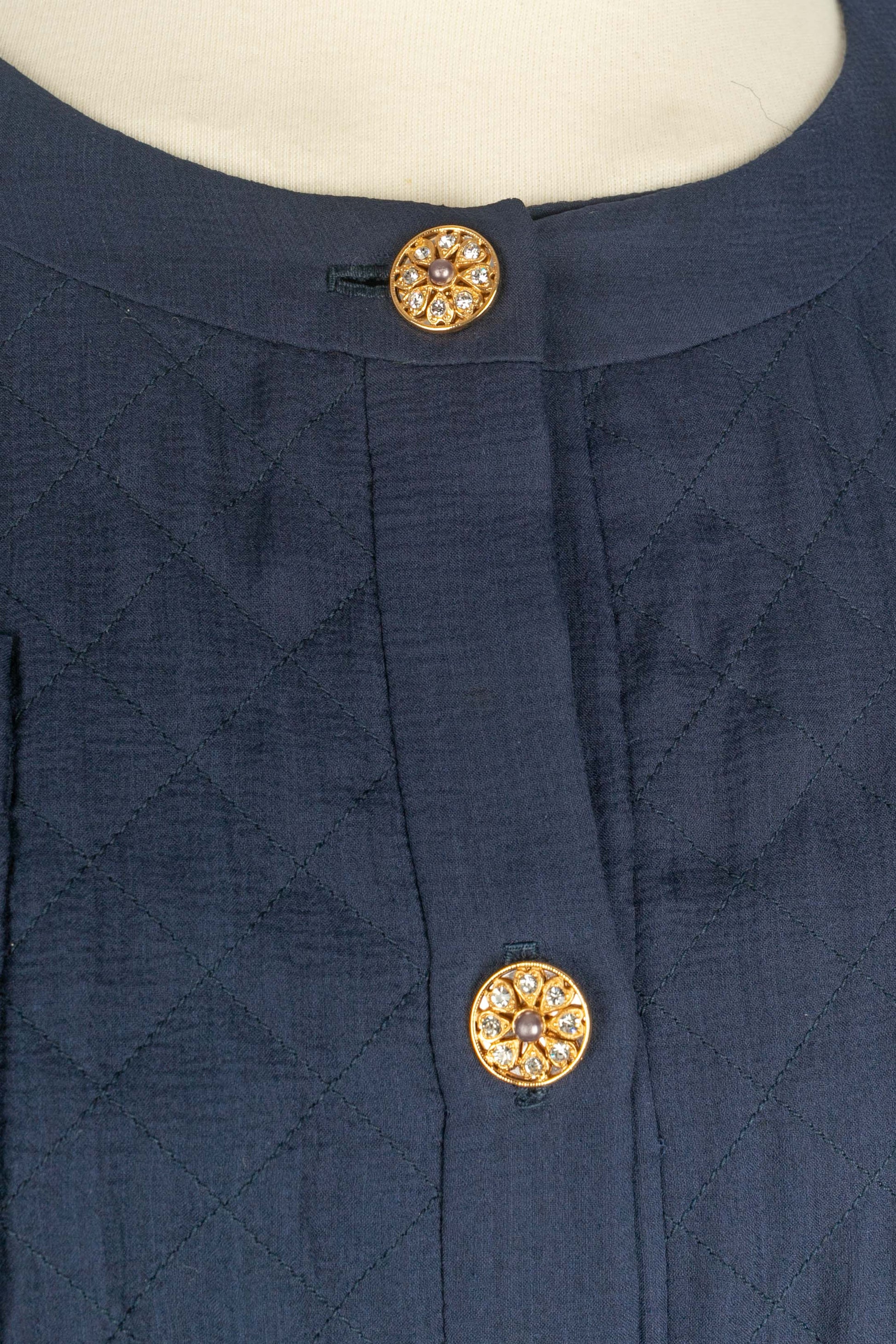 Ensemble en soie Chanel Haute Couture 